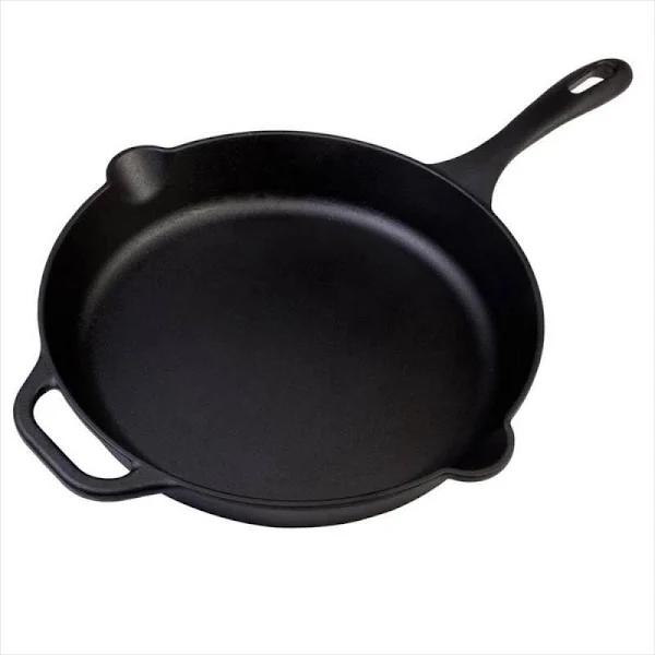 Victoria Seasoned Cast Iron Skillet 30cm