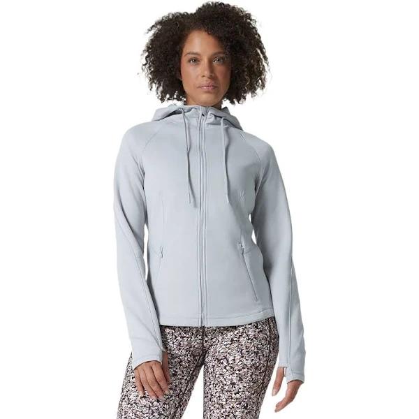 Ell/Voo Womens Tova Zip Thru Hoodie Grey M