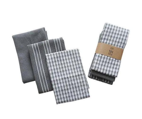 Cotton Terry Quick Drying Kitchen Towel Set