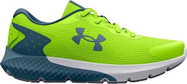 Under Armour Rogue 3 PS Kids Running Shoes Green/Blue US 11 @ Rebel Active