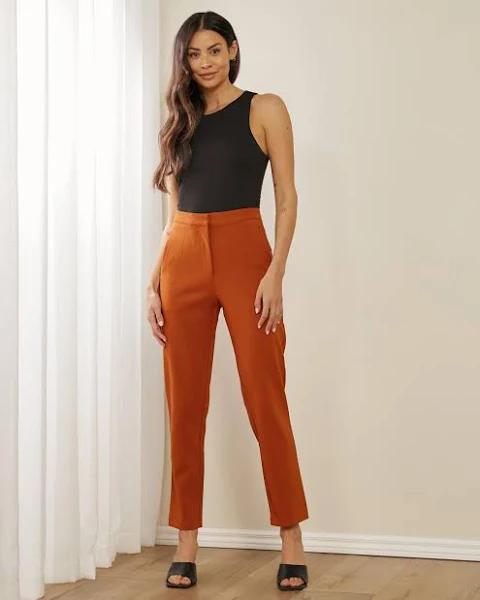 Atmos&Here - Women's Orange Pants - Bella Fitted Pants - Size 12 at The Iconic