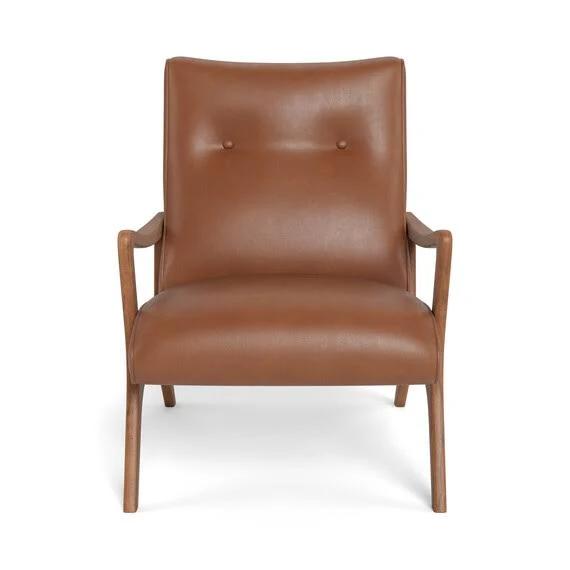 Penny Leather Armchair Nutmeg by Freedom