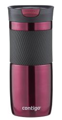 Contigo Byron Snapseal Travel Mug, Stainless Steel Thermal , Vacuum Flask, Leakproof Tumbler, Coffee Mug With Bpa Free Easy-Clean Lid, 470 ml, Vivaci