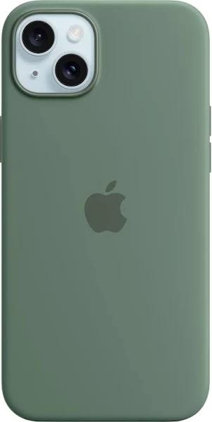 Apple - iPhone 15 Plus Silicone Case with MagSafe - Cypress