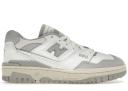 New Balance 550 Sneakers in White & Grey