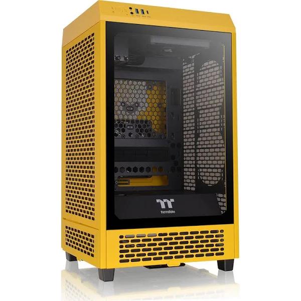 Thermaltake The Tower 200 Tempered Glass Mini-ITX Mini Tower Case - Bumblebee Edition [CA-1X9-00S4WN-00]