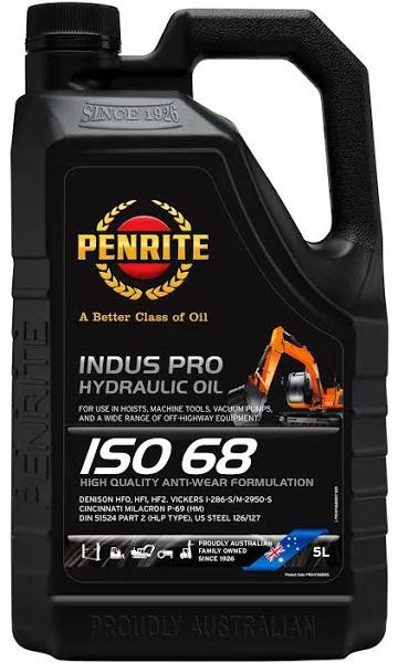 Penrite Indus Pro Hydraulic 68 5 L Prohyd68005