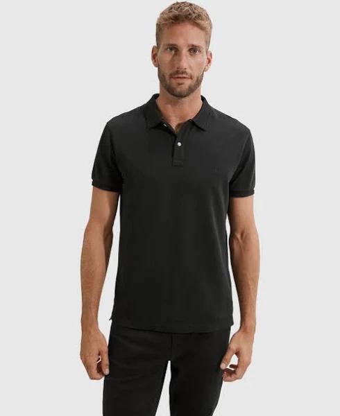 Country Road Verified Australian Cotton Pique Polo XXXL Black AU387153