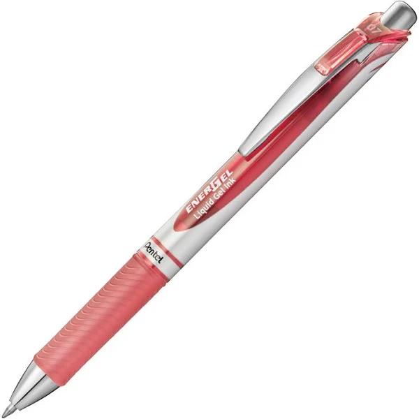 Pentel Energel BL77 Gel Pen 0.7mm Coral Pink