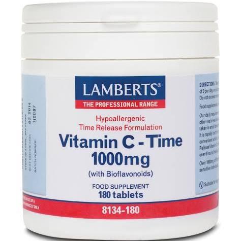 Lamberts Time Release Vitamin C 1000mg 180 Tabs