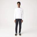 Lacoste Men's Classic Fit Crew Neck Fleece Sweatshirt White Size XL