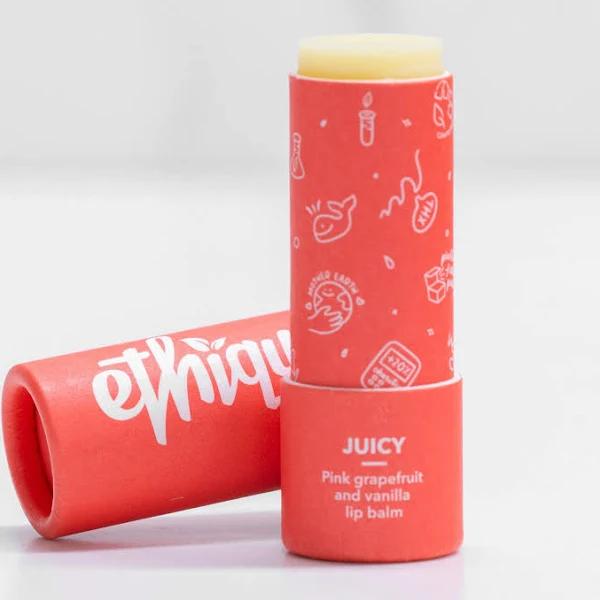 Ethique Juicy Lip Balm 9g Pink Grapefruit & Vanilla