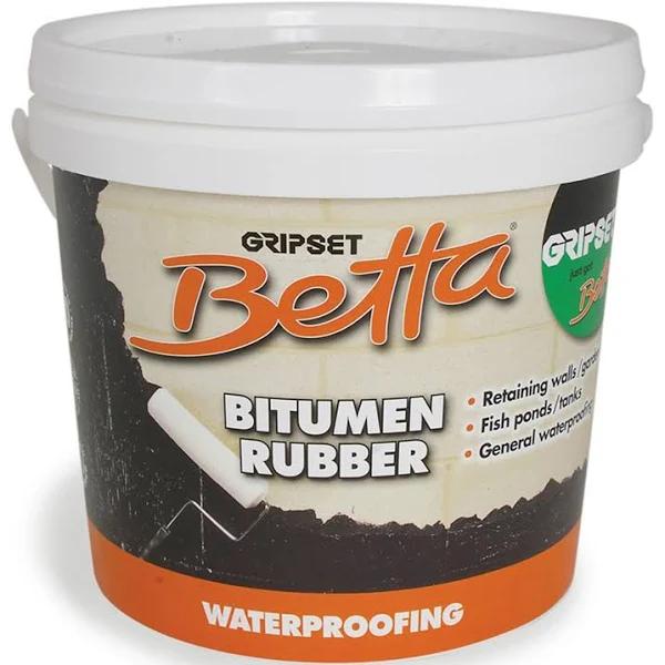 Gripset Betta 1L Waterproofing Membrane Bitumen Rubber