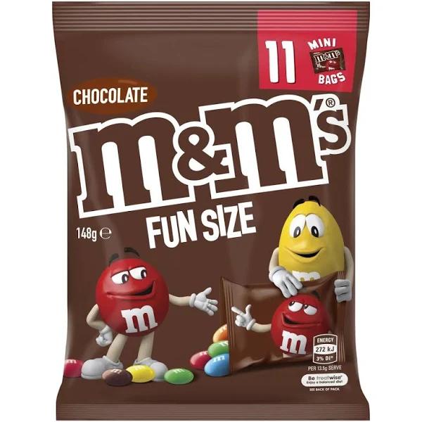 M&M's Milk Chocolate Fun Pack Size: 148g