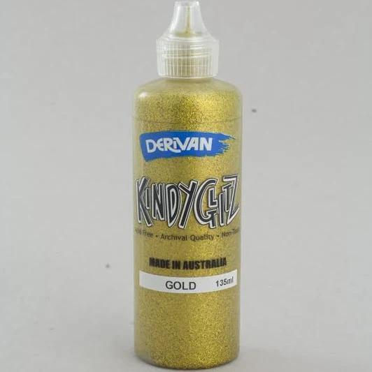 Derivan KindyGlitz - 135ml Gold - Art Supplies Australia