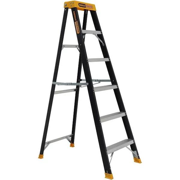 Gorilla Ladders 150kg Pro-Lite 6 Step Single Sided Fibreglass Ladder