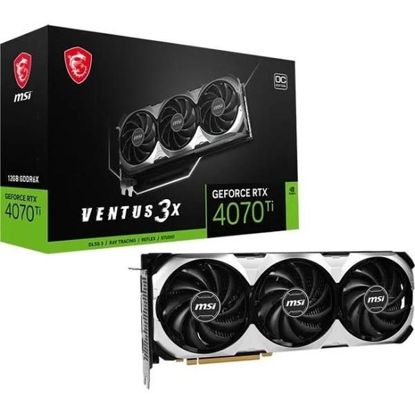 MSI GeForce RTX 4070 Ti Ventus 3x 12G OC Graphics Card