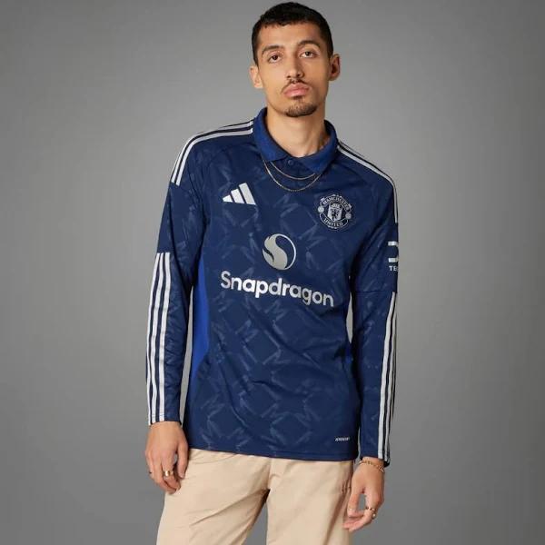 Manchester United 24/25 Long Sleeve Away Jersey by Adidas - Size 2XL