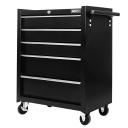 Giantz 5 Drawer Mechanic Tool Box Storage Trolley - Black