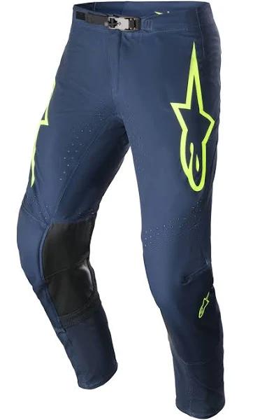 Alpinestars 2023 Supertech Bruin Pants - Night Navy/Fluro Yellow - 38