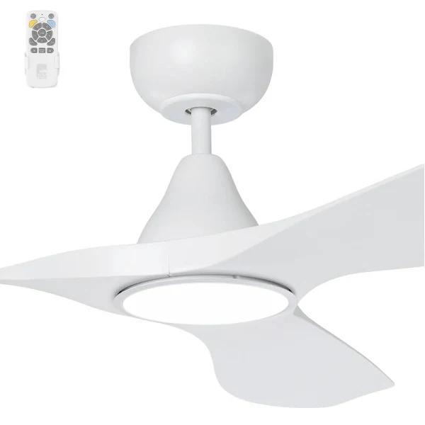 Eglo Surf 52" ABS DC Ceiling Fan With 20W CCT LED Light White