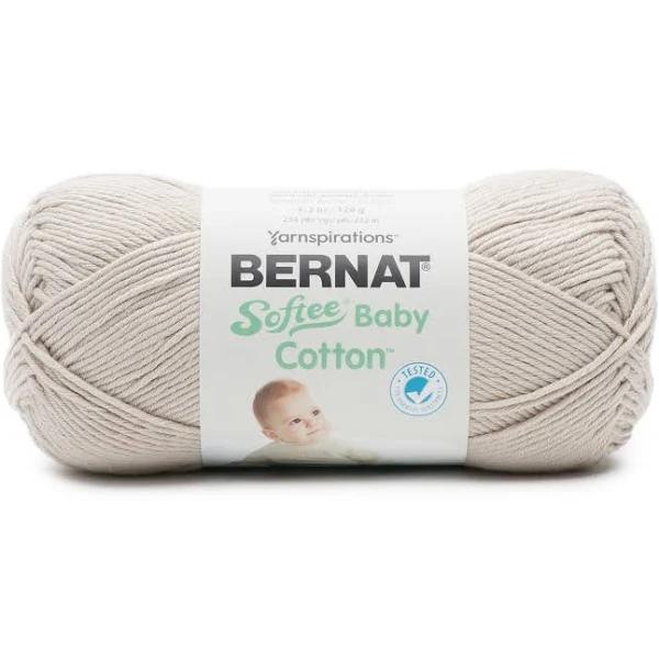 Bernat Softee Baby Cotton Yarn - Feather Gray