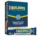 Clif Bar Builder's Protein + Caffeine Bar Chocolate Chip Cookie Dough 12 Bars