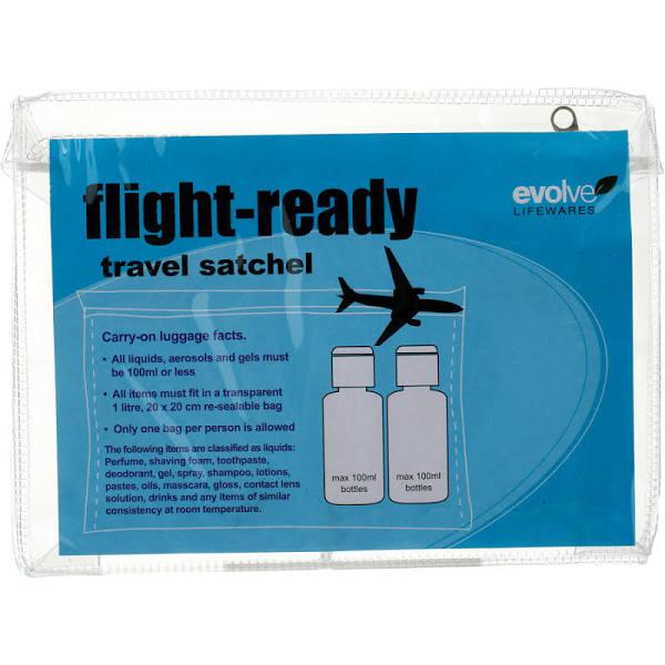 Evolve Lifewares Flight Ready Travel Satchel - Clear