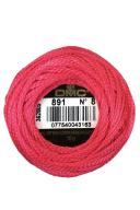 DMC Pearl Cotton Ball Size 8 87yd Dark Carnation