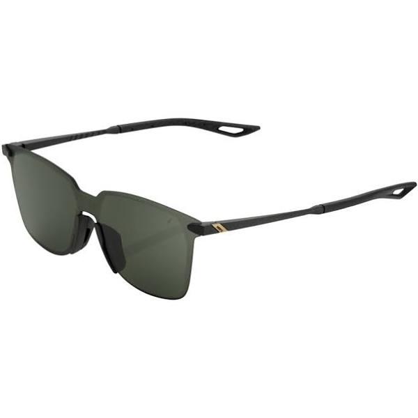 100 Percent Legere Sunglasses Matte Black - Grey/Green Square