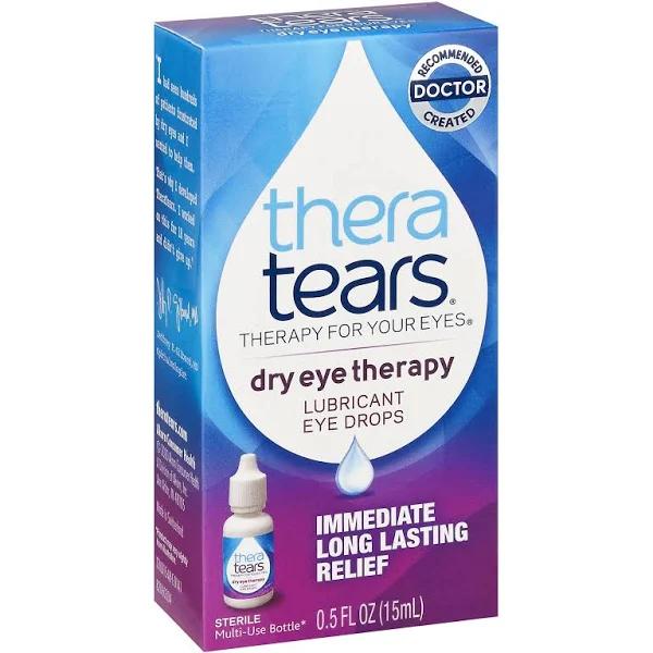 Thera Tears Lubricant Eye Drops - 0.5 fl oz bottle