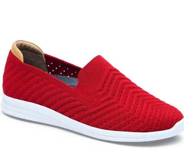 Homyped Women's Jerico Flats Red