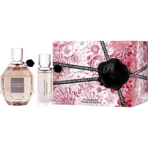 Viktor & Rolf Set Eau De Parfum Flowerbomb Spray 100 ml + Eau De