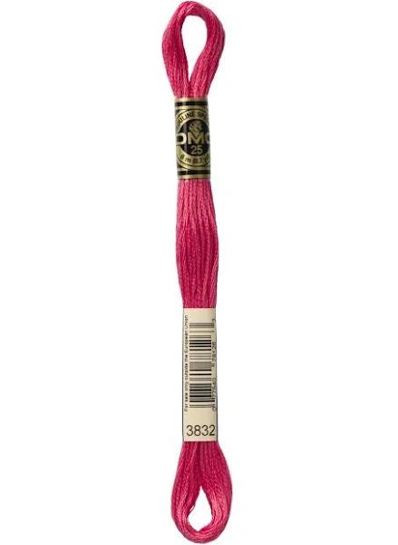 DMC Stranded Cotton 3831 Dark Raspberry