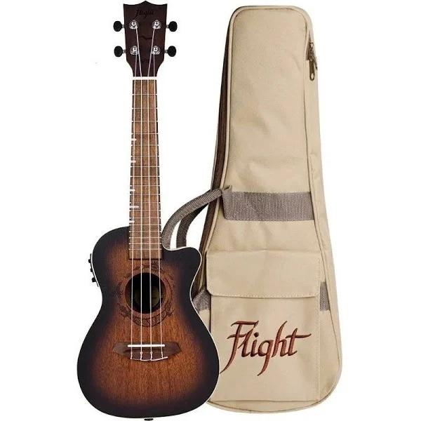 Flight NUS380 Soprano Ukulele Amber