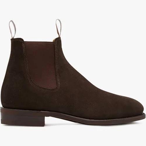 R.M.Williams - Men - Comfort Craftsman Suede Chelsea Boots Brown