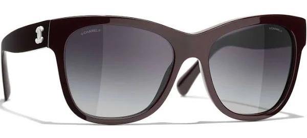 Chanel 5380 1461/S6 Square Sunglasses Red 56mm