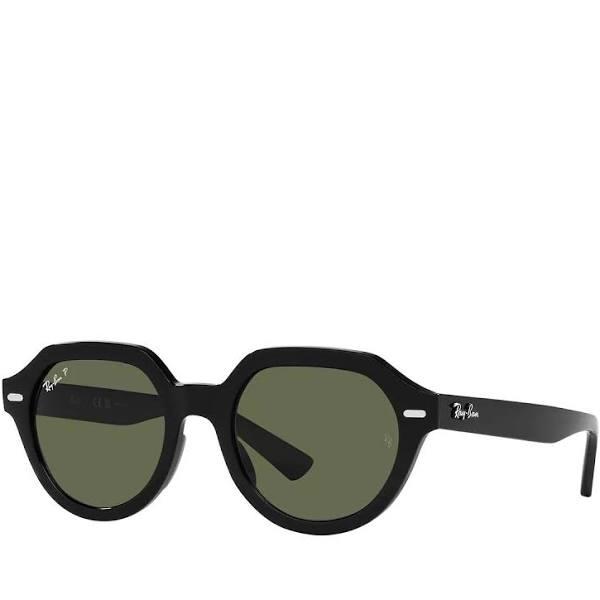 Gina Black Frame Green Lenses Polarized