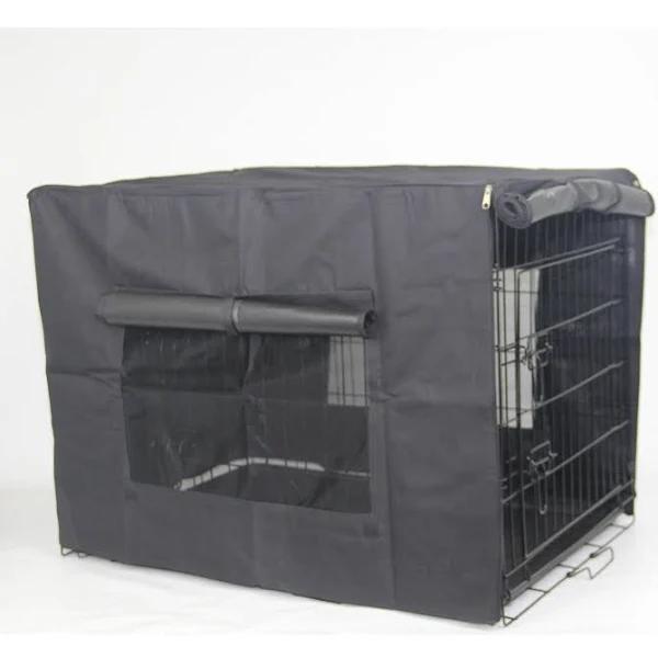 YES4PETS 48' Portable Foldable Dog Cat Rabbit Collapsible Crate Pet Cage with Cover