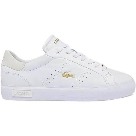 Lacoste Powercourt 2.0 Trainers, Size 6, White