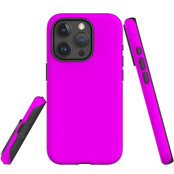 For iPhone 15 Pro Case, Shielding Cover, Magenta