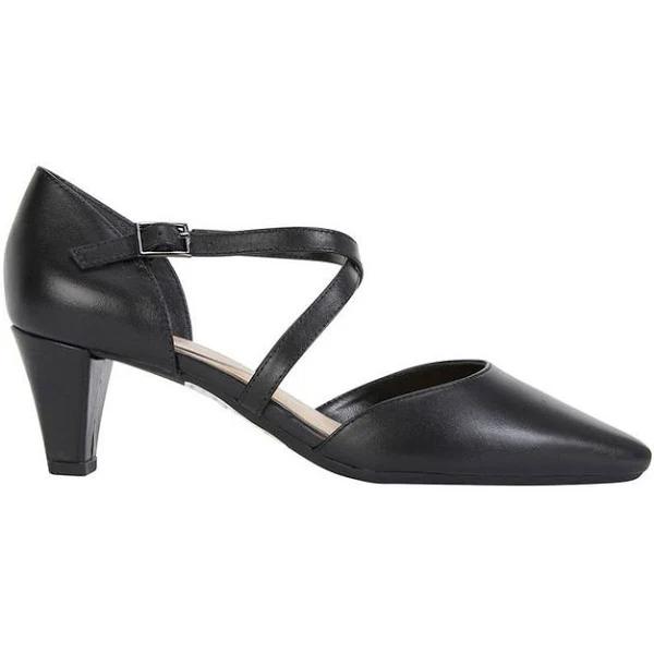 Easy Steps Adison Heeled Shoes in Black Glove Black 6.5