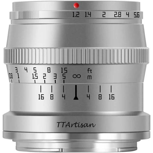 TTArtisan 50mm f/1.2 APS-C Silver (Nikon Z Mount) at Etoren