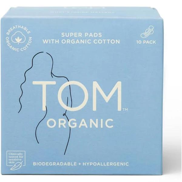 Tom Organic Super Ultra Thin Pads 10