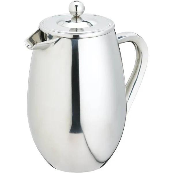 La Cafetiere 8-Cup 1L Double Wall Stainless Steel French Press - Silver