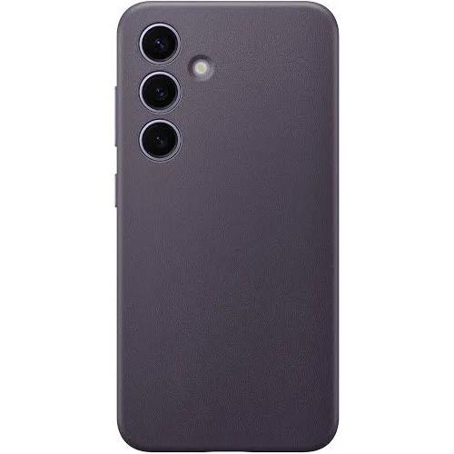 Samsung Vegan Leather Case For Galaxy S24 - Dark Violet