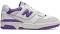 New Balance 550 White / Purple - Size 7.5 - White/Purple