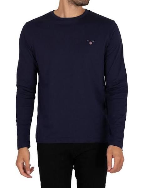 Gant Original Long Sleeve T Shirt Navy