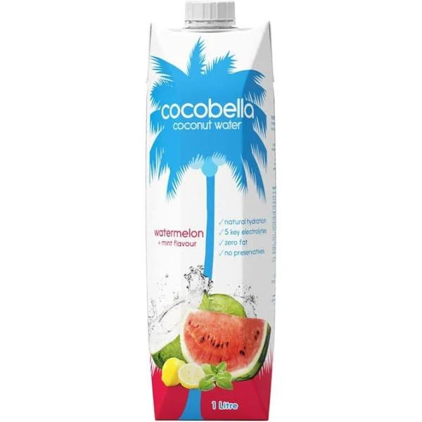 Cocobella Coconut Water Watermelon & Mint Flavour 1L