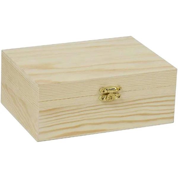 Crafters Choice Timber Box with Hinge